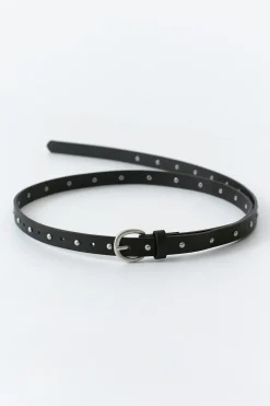 Studded long belt