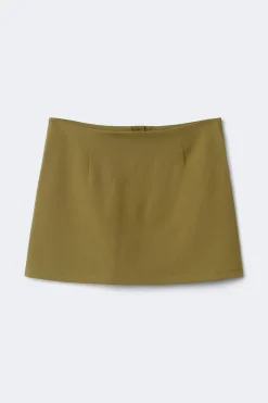 Tailored mini skirt