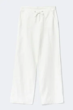 Tall linen blend trousers