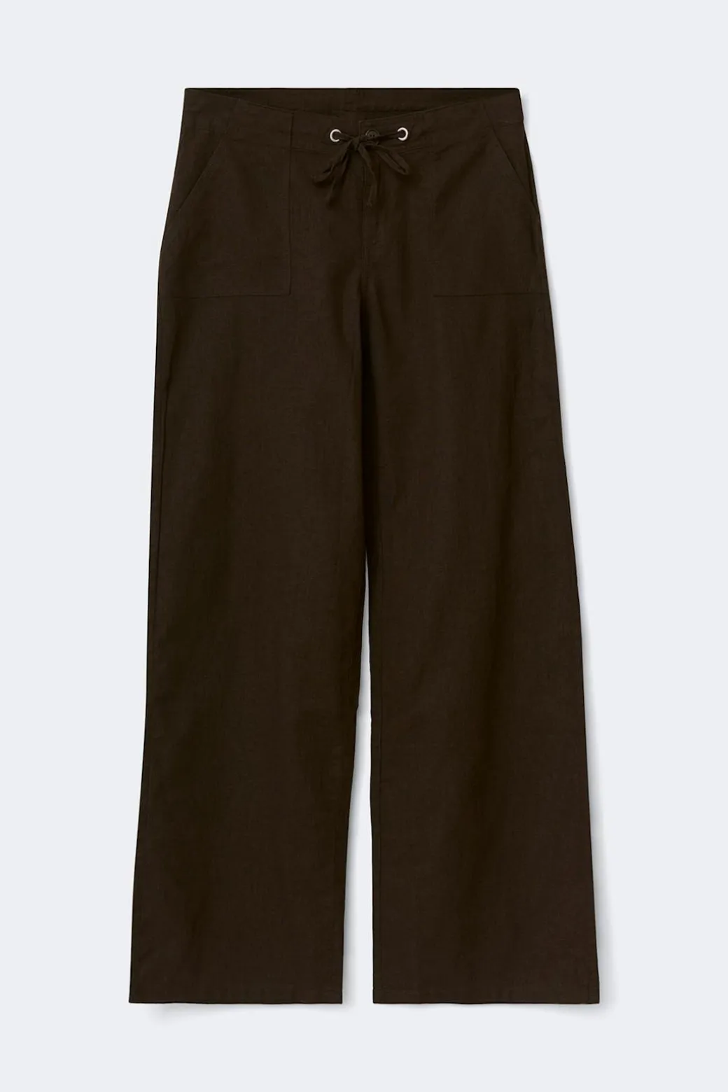 Tall linen blend trousers