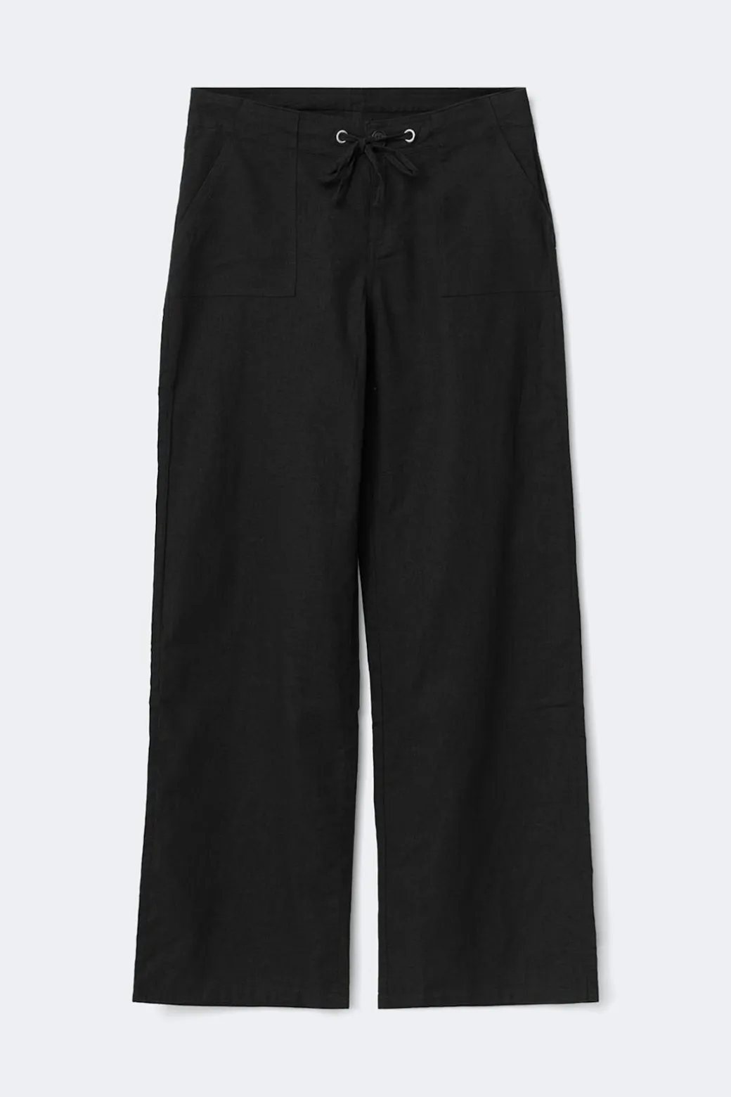 Tall linen blend trousers