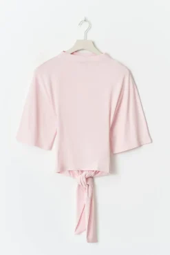 Tie back tee