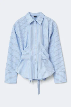 Tie blouse