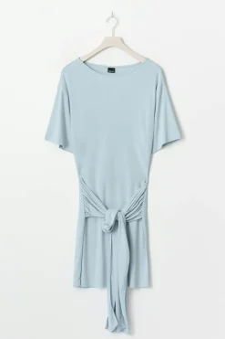Tie shortsleeve dress