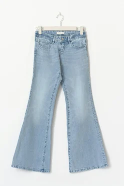 Ultra low flare jeans