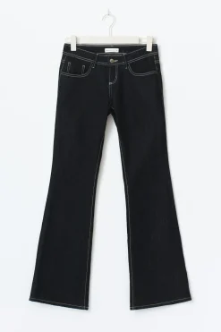 Ultra low flare jeans