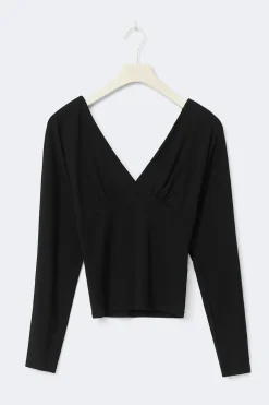 V-neck top
