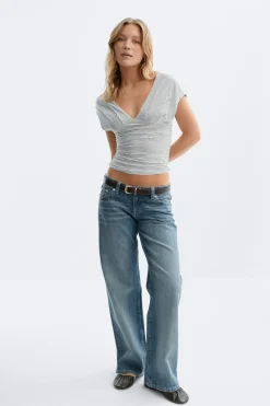 V-neck top