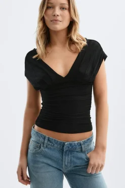 V-neck top