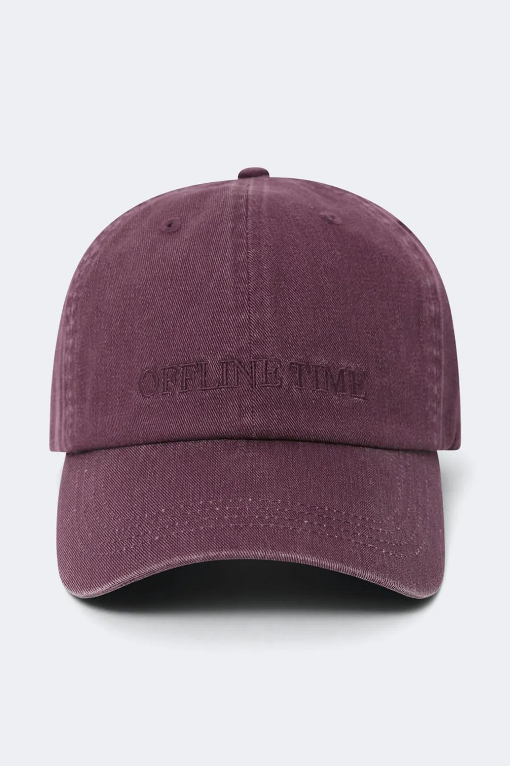 Washed cotton cap