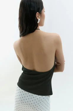 Waterfall neck singlet