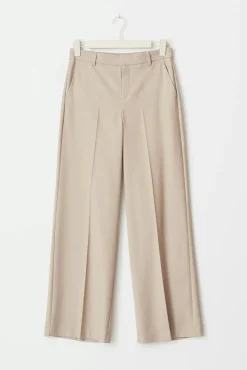 Wide leg suit trousers
