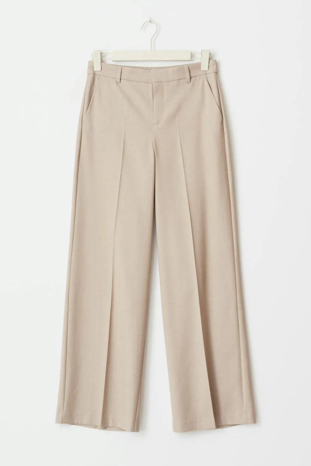 Wide leg suit trousers