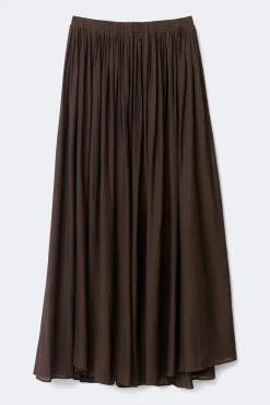 Wide maxi skirt