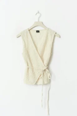 Wrap tie vest