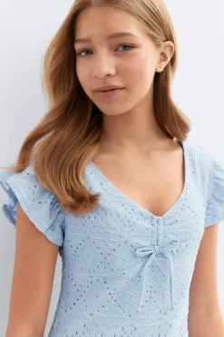 Y broderie anglais dress