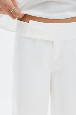 Y linen blend trousers