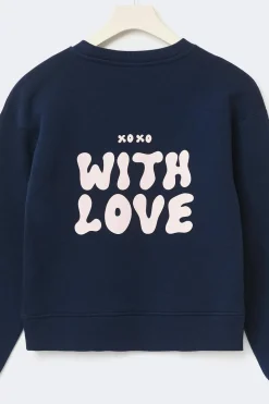 Y printed sweater