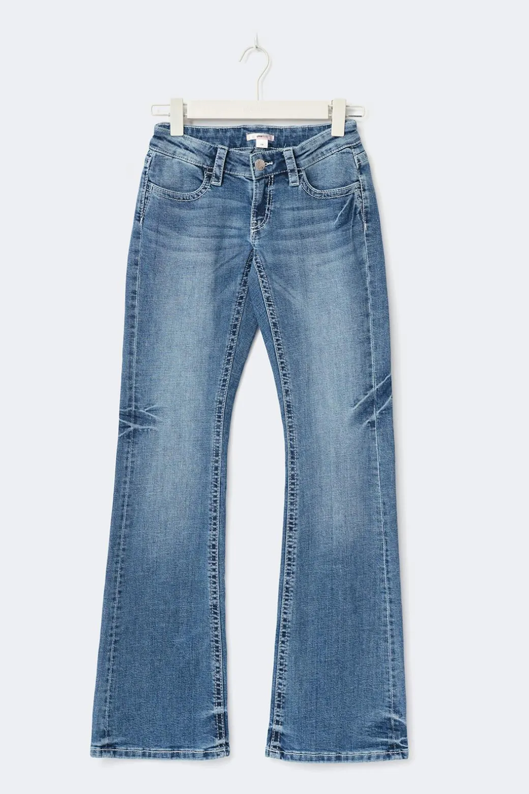 Y sparkle low flare jeans tall