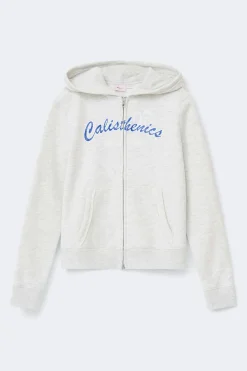 Y y2k 2 way zip hoodie
